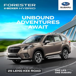 Elevate your driving with the Subaru Forester e-Boxer Hybrid! Experience unparalleled Premium Safety, Japan Quality; recognised by multiple safety awards that delivers unmatched reliability. Your next Unbound Adventures await! Drive home the confidence with ONE-BID GUARANTEED COE from $184,800. Visit us today at 25 Leng Kee Road for your test drive. #subaruforester #JapanSafetyPremiumQuality #unboundadventures #onelifeonesubaru #subarusingapore | Subaru Asia