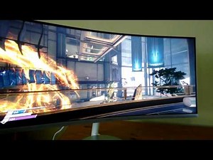 Samsung 34 inch WQHD curved monitor blogger review