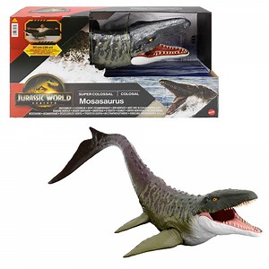 Jurassic World Rebirth Super Colossal Mosasaurus Action Figure, Dinosaur Toy - Walmart.com