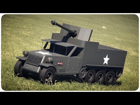 I built a HALF TRACK with an anti-tank cannon! | Sprocket