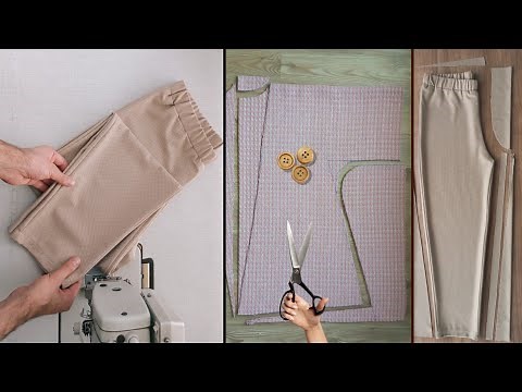Cutting and sewing trousers and a jacket is easier than you think