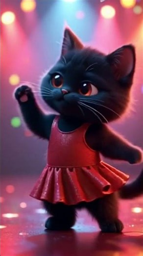 ✨Black Cat Dance#catdance #shorts #viralvideo