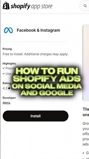How to run Shopify ads on social media and Google
