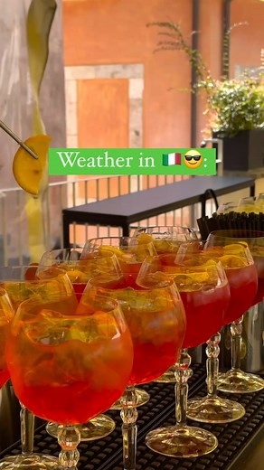 Visit Italy ® on Instagram: "Weather forecast predicts Aperitivo storms ⛈️🍹 Thanks @thetipsytour for this clip 👉 Do you want to explore Italy like a local? From iconic attractions to amazing experiences, your journey begins on visititaly.eu #visititaly #italylikealocal #aperitivo #italiansummer"