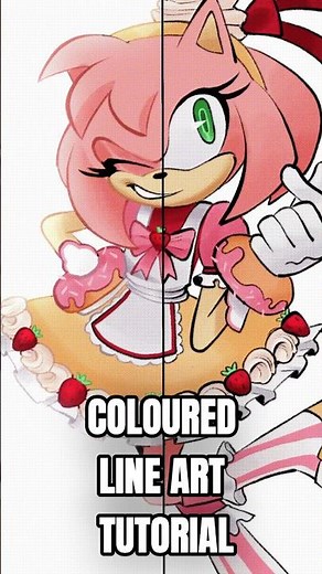 Coloured Line Art Tutorial!