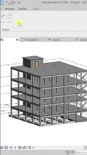 Structural Modeling in Revit #revitstructure #bimsoftware #construction #bimrevit #tutorial