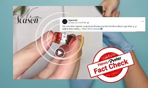 Can a magnetic ring control blood sugar levels?