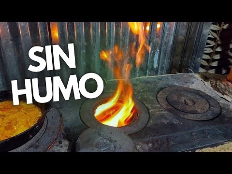 HOW TO MAKE A WOOD-BURNING STOVE / ECOLOGICAL STOVE without SMOKE / Explanation and operation.