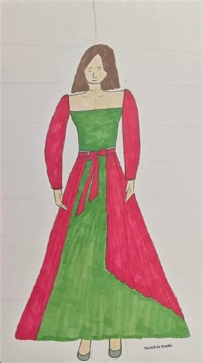 Before I knew proportions. #fashionillustration#fashionstudent#fashiondrawing