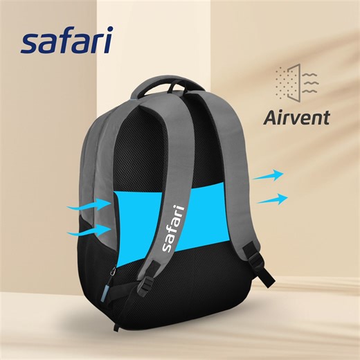 Get ready for school with Safari's new backpack collection! With features like airvent technology, padded shoulder straps, and trick pockets, you won't want to miss out. Shop now! 🎒📚 | Safari Bags