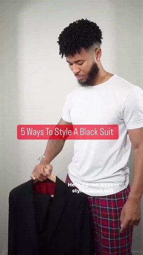 Smart casual outfits with a blazer #mensfashion #styletips | monochromatic black suit