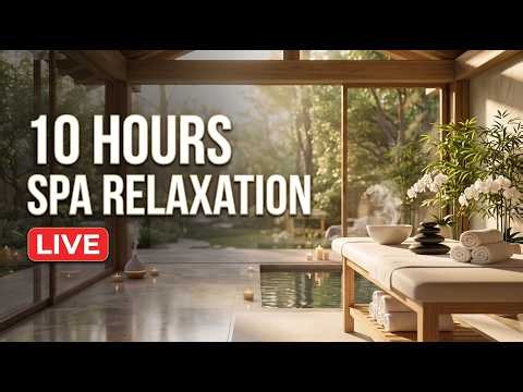 LIVE 🌿 Luxury Spa Music 10 Hours | Relaxing Meditation, Massage & Sleep Ambience
