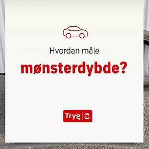 3.7K views · 17 reactions | Her er tre tips for å måle mønsterdybde på bildekket  | Tryg Forsikring Norge | Facebook