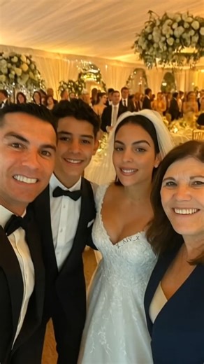 Cristiano Ronaldo & Family Celebrate at Wedding | Epic Selfie Moment 💍📸