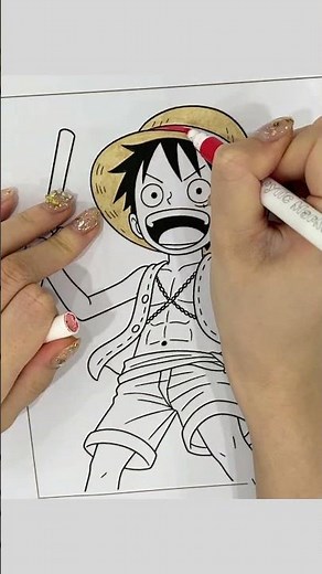 One Piece Luffy Coloring Pages | Best Anime Coloring Pages for All Ages