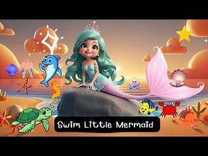 Cute Mermaid Song for Kids | Magical Mermaid Day! | Under the Sea Adventure | Nursery Rhyme
