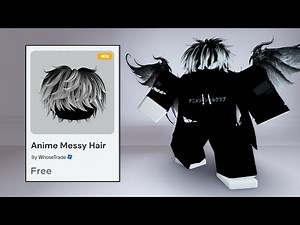 28 THE BEST BLACK AND WHITE HAIR FREE ITEMS ROBLOX 2024