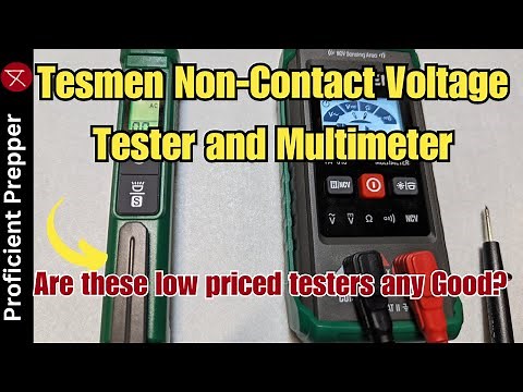 Tesmen Non-Contact Voltage Tester and Digital Multimeter Review