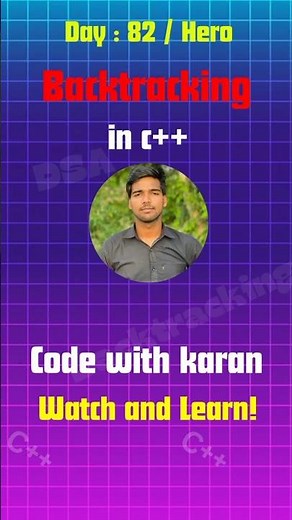 Backtracking Basics in C++ | Easy Explanation With Real Example | DSA Trick #shorts #ytshorts #dsa