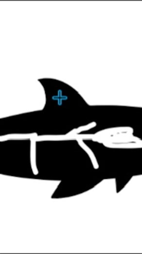 Depiction of sharkzilla
