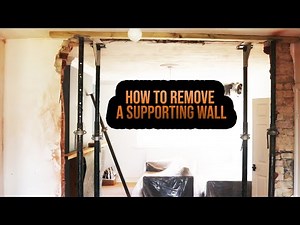 How To Remove a Supporting Wall | Open Plan Kitchen/Dining room