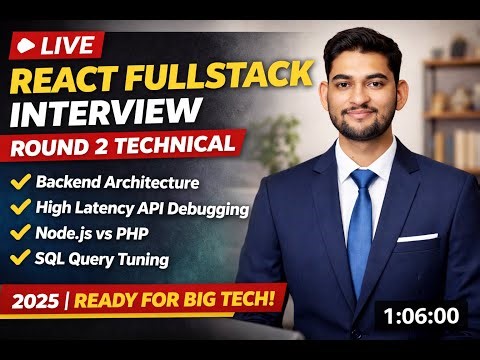 LIVE: React Fullstack 5yr OPEN Financial Technologies Interview Recording 2025 | Round 2 Technical