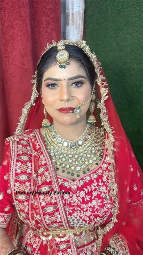 My beautiful bride/ Real bridal makeup/ #makeup #bridelmakup #eyemakeup #wedding ‪@PummyBeautyParlour‬