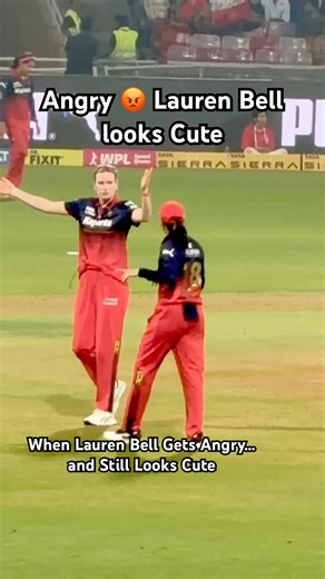 Lauren Bell’s Fierce Reaction on the Cricket Field! #laurenbell #englandcricket #englishcricketer