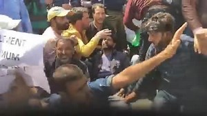 2K views · 53 reactions | Hundreds of casual and daily wagers block road in lalchowk damanding regularisation of their service | Rafiabad News service | Facebook