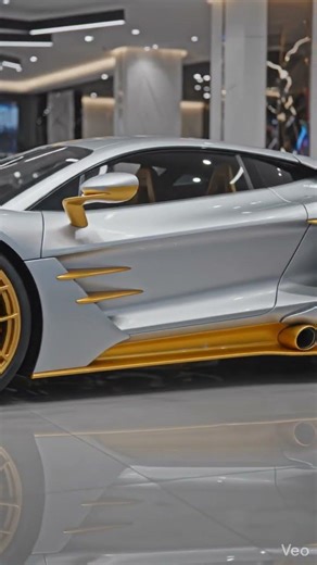 Corvette Futuristic Concept – Silver Gold Edition #luxoramotors #automobile #luxoramotors #luxury