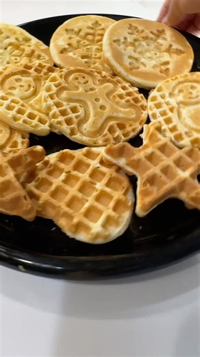 Mini Waffles Recipe 🧇 / 迷你华夫饼