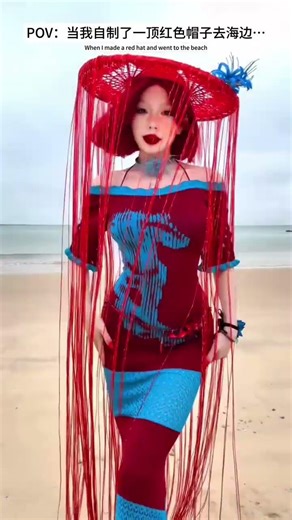 From Red Hat to Beach Bliss: My Colorful Coastal Adventure