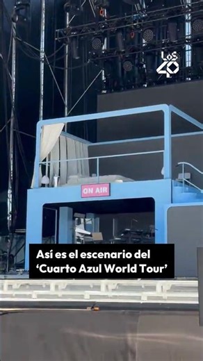 Así es el ESCENARIO del #CuartoAzulWorldTour de AITANA 😱💙