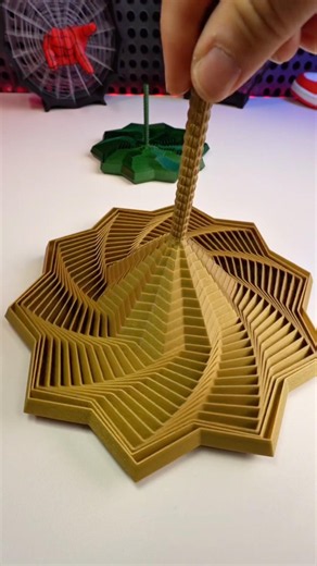 ✅Amazing 3D Printed Spiral Kinetic Sculpture! Mind Blowing 🤯✨ #shorts #3dprinted #gadgets #viral