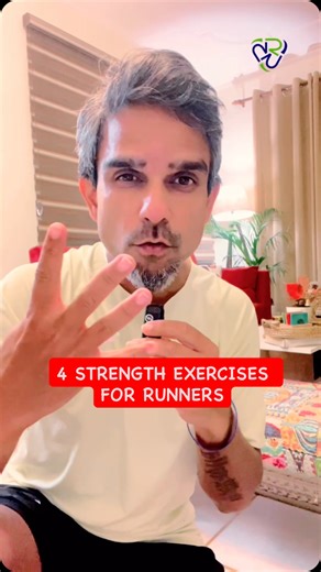 If you’re a runner and you don’t have an access to gym for your strength training, lemme tell you this: You don’t need a gym. You don’t need an hour. Just 20 minutes. At home. Done right. This is my go-to Runner’s Strength Circuit: 1️⃣ Glute Bridge x 12 2️⃣ Single Leg RDL x 8 each side 3️⃣ Lunges x 10 each side 4️⃣ Copenhagen Hold x 20s each side 5️⃣ Jump Squats x 20s ✅ 4 rounds ⏱ 30s rest between rounds #healthcoach #runningcoach #straighttraining #runnersofindia #trainsmart @pumaindia @drg_del