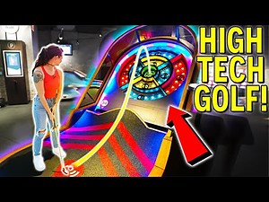 Crazy HIGH TECH Mini Golf! - Insane ONE OF A KIND Course!