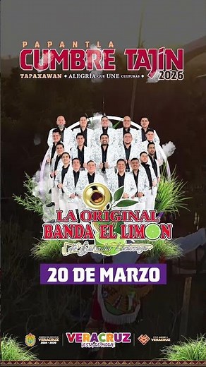 La Original Banda El Limón at #CumbreTajín2026 🎉