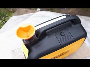 Инверторный генератор Loncin LC2000i, первый запуск