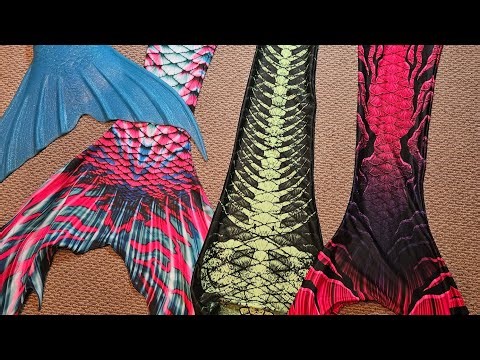Unboxing a Mermaid Tail #canada #mermaid #live #halloween #costume