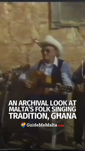 Għana is Malta’s traditional folk singing, once heard across villages, fields, and gatherings. This old recording captures the tradition as it was 🎶 🎥 Facebook - Ghana Malti | GuideMeMalta.com