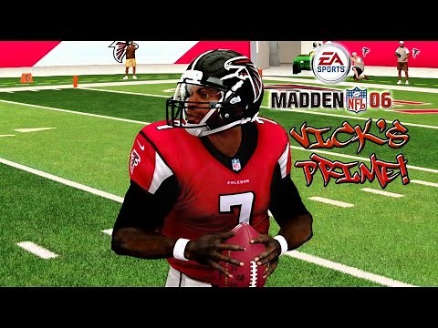 Madden NFL 06 - (PS2) -1080p HD - Cowboys at Falcons | Vick's Prime