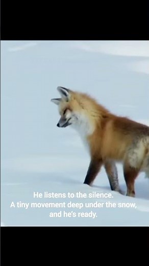 The Clever Hunter: A Fox's Deadly Leap #Wildlife #Nature #Fox