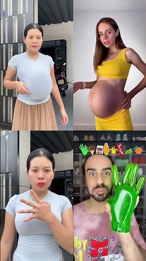Pregnant Belly & Giant Hand Candy ASMR🤰🍬✋✨