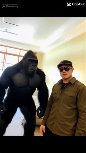 Catch this fade in a real way. #catchthisfade #fight #gorilla