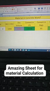 3.1K views · 49 reactions | How to create excel sheet for Material calculation #exceltraining #excelshortcuts #msexceltips #msexceltraining #msexceltricks #excelsheet #excelsheetwork | Fakhar Civil Tech | Facebook