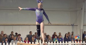 Young Gymnast With Prosthetic Leg Dreams of Olympics