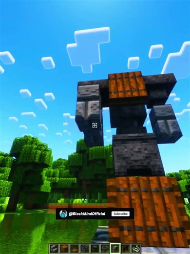 Minecraft Guardian Statue! 🗿😮 #shorts