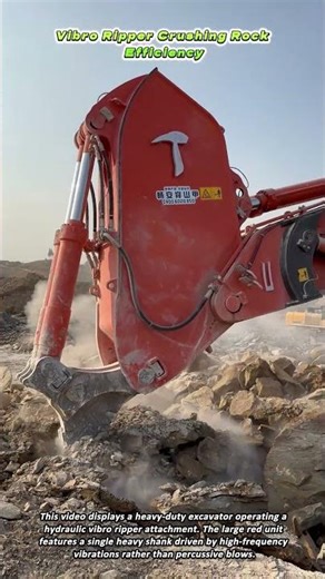Vibro Ripper Crushing Rock Efficiency