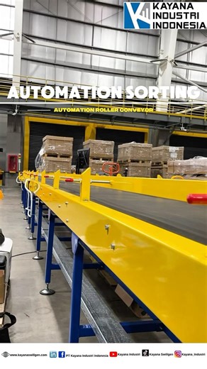 Automatic Sorting and Queueing Roller Conveyor