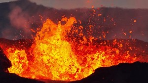Detailed View Erupting Volcano Lava Exploding Stock Footage Video (100% Royalty-free) 1106495777 | Shutterstock